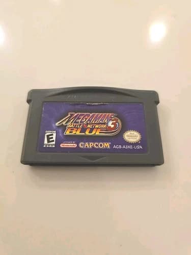 Game Boy Advance Mega Man Battle Network 3: Blue Nintendo GBA Authentic Saves