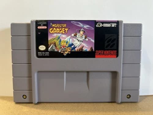 Hudson Soft Inspector Gadget Super Nintendo SNES NTSC-U/C