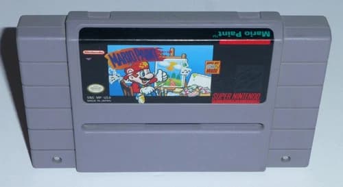 MARIO PAINT - Super Nintendo SNES (Authentic) Game, Cleaned & Tested