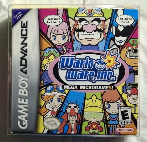 Wario Ware Inc. Mega Microgames (Nintendo Game Boy Advance, 2003) CIB