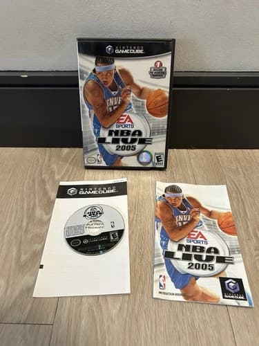 NBA Live 2005 (Nintendo GameCube, 2004) Tested and Working