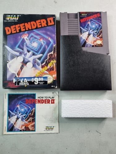 Defender II Nintendo Entertainment System CIB Complete In Box NES