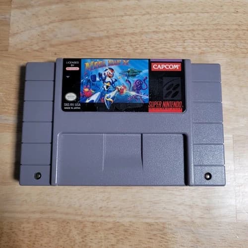 Mega Man X SNES Super Nintendo Entertainment System, 1994 - Tested