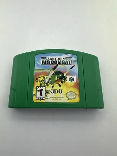 Army Men Air Combat Nintendo 64 N64 Authentic Tested Vintage Fast Shipping Game