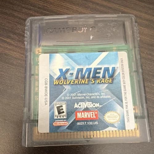 Activision X-Men: Wolverine's Rage Nintendo Game Boy Color NTSC-U/C E