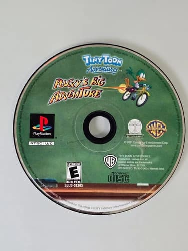 Tiny Toon Adventures: Plucky's Big Adventure ( Sony PlayStation 1, 2001 ) PS1