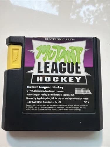 Mutant League Hockey Sega Genesis by Electronic Arts 1994 Hockey NTSC-U/C