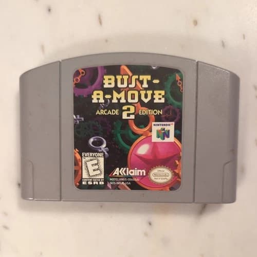 Nintendo 64 Bust-A-Move 2 Arcade Edition N64 Pre-owned