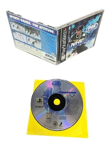 Sony PlayStation 1 PS1 CIB COMPELTE TESTED NHL Championship 2000