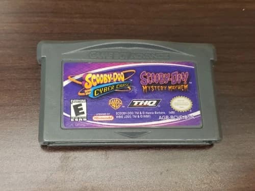 Scooby-Doo Double Pack Cyber Chase Mystery Mayhem Nintendo (GameBoy Advance GBA)