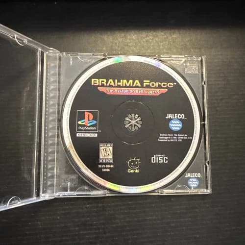 BRAHMA Force: The Assault on Beltlogger 9 (Sony PlayStation 1, 1997) No Book