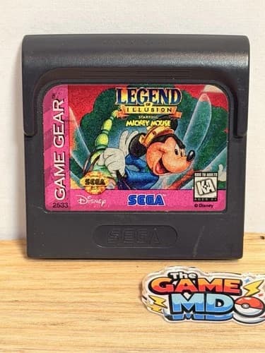Legend of Illusion Starring Mickey Mouse (Sega Game Gear, 1995) Cleaned+Tested