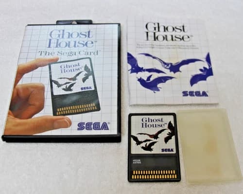GHOST HOUSE Sega Card Sega Master System SMS CIB Complete Authentic TESTED