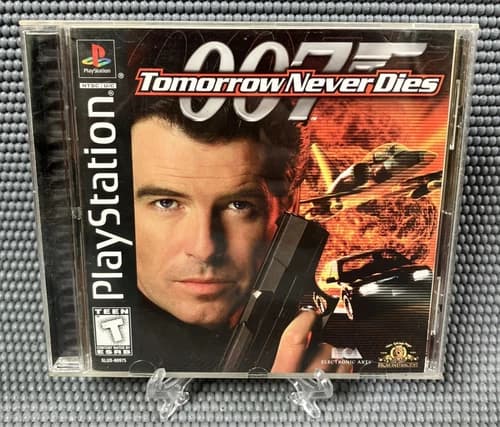 Tomorrow Never Dies -007 James Bond (PlayStation 1 PS1) Black Label CIB w/Regis