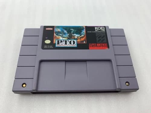 PTO P.T.O. Pacific Theater of Operations (Super Nintendo) SNES Cartridge Only