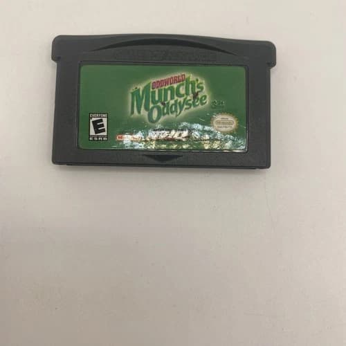 Oddworld Munch's Oddysee GBA Game Boy Advance Cart Only Tested Works