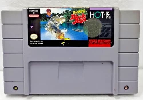 Bassin's Black Bass SNES (1994) Nintendo SNES Authentic Cartage Only