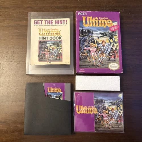 Ultima: Exodus (Nintendo NES) Complete - Tested - Authentic