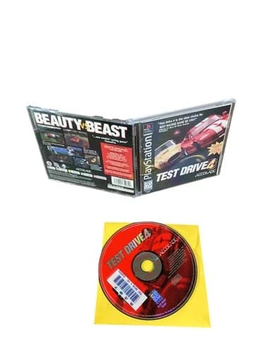 Sony PlayStation 1 PS1 CIB Complete TESTED Test Drive 4 BL CF
