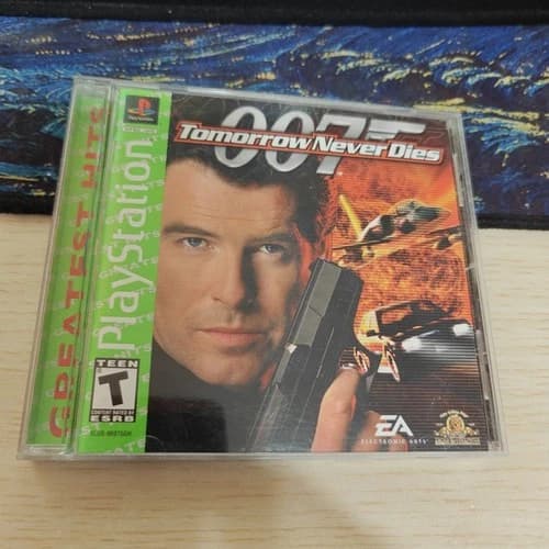 007 Tomorrow Never Dies James Bond PlayStation 1 PS1 CIB, Tested Working