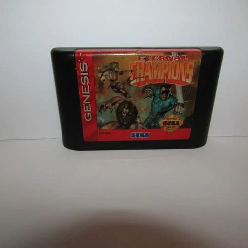 Eternal Champions Sega Genesis Video Game Cartridge Only Cleaned & Tested