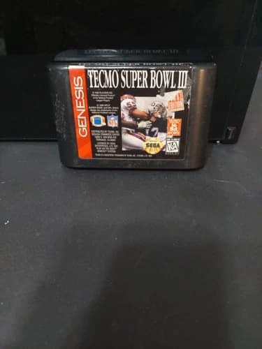 Tecmo Super Bowl III 3 Final Edition (Sega Genesis) Cart Only Tested