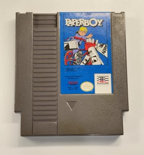 Mindscape Paperboy Nintendo NES Game Cartridge 1988 NTSC-U/C Paperboy Series