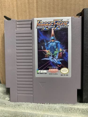 Nintendo NES Image Fight Authentic Video Game Cartridge With Dust Jacket
