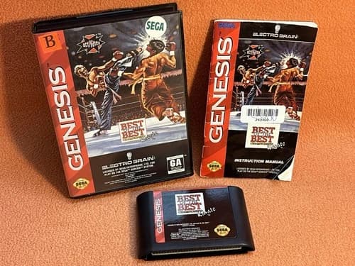 Best of the Best Championship Karate Sega Genesis Authentic Game Complete CIB!