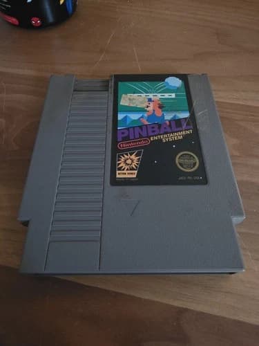 Pinball - Nintendo NES Game Cartridge - Authentic - Tested