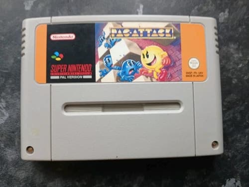 Super Nintendo SNES Game PAC-ATTACK