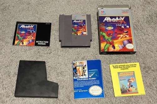 Abadox: The Deadly Inner War (Nintendo NES) Authentic - Complete Box