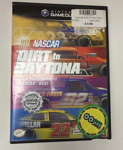 NASCAR Dirt to Daytona Nintendo Gamecube CIB Complete Tested & Working