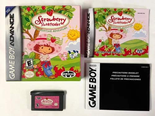 Strawberry Shortcake: Summertime Adventure (Nintendo Game Boy Advance) GBA CIB