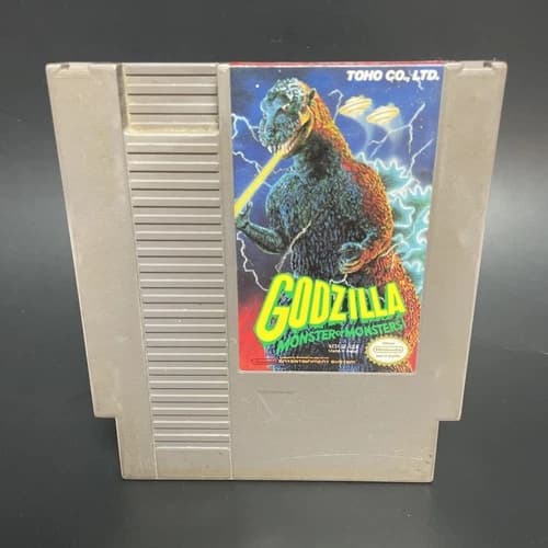 Godzilla: Monster of Monsters (Nintendo NES, 1989) Genuine OEM Authentic