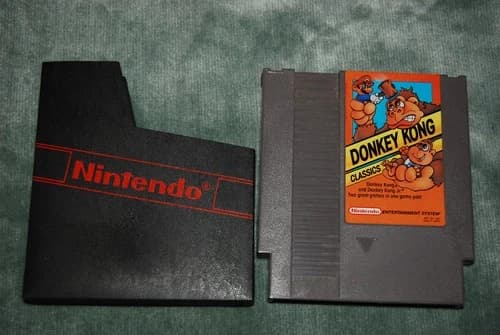 Donkey Kong Classics / Donkey Kong Jr Cartridge for NES – Tested & Working