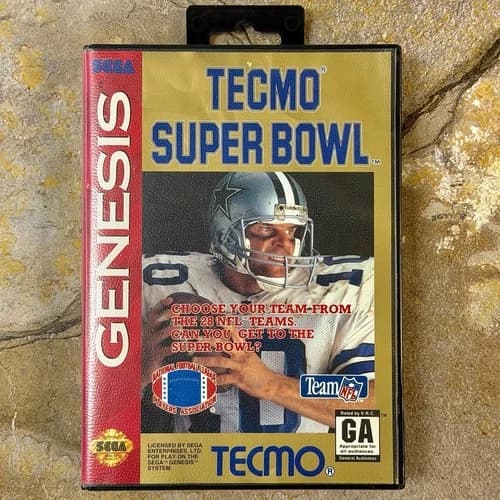 Tecmo Super Bowl CIB - Sega Genesis **TESTED, SEE DESC**
