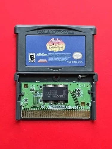 GBA Barbie in the 12 Dancing Princesses Nintendo Game Boy Advance Cleaned Works