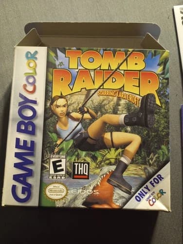 Tomb Raider Lara Croft Nintendo Gameboy Color GBC Complete