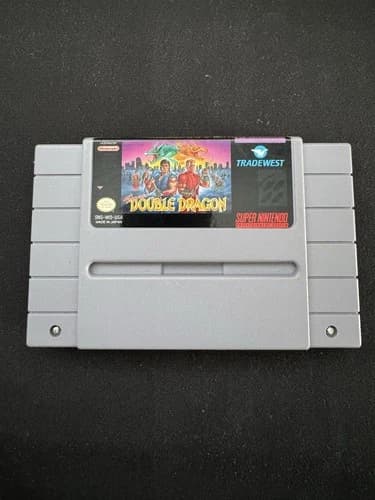 Super Double Dragon SNES Super Nintendo Authentic OEM Tested Working Cartridge