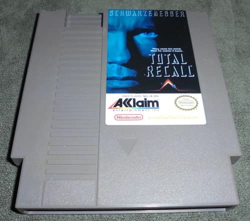 NES TOTAL RECALL- Nintendo 1990