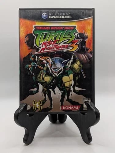 Teenage Mutant Ninja Turtles 3 Mutant Nightmare Nintendo GameCube GC - Tested