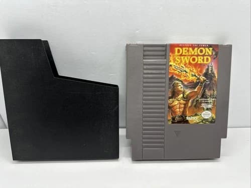 NES Demon Sword Nintendo Entertainment System 1988 Cleaned & Tested