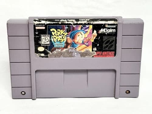 Porky Pig's Haunted Holiday (SNES, 1995) Cartridge Only - Tested & Working