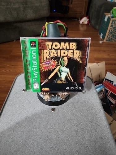 Tomb Raider (Sony PlayStation 1 PS1) CIB Complete with Reg. Card