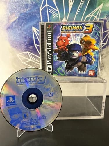Digimon World 3 - Sony PlayStation PS1 - Authentic, Working, CIB w/ Reg Card