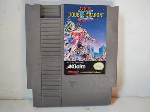 Double Dragon II The Revenge Nintendo NES Game Cartridge Tested