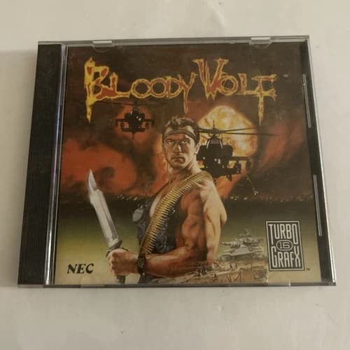 Bloody Wolf (TurboGrafx-16, 1990) NEC Turbo Grafx CIB - Tested/ Authentic