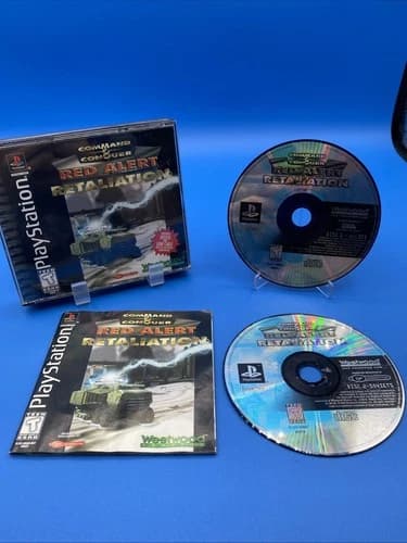 Command and Conquer Red Alert Retaliation (Sony PlayStation 1, 1998) Complete