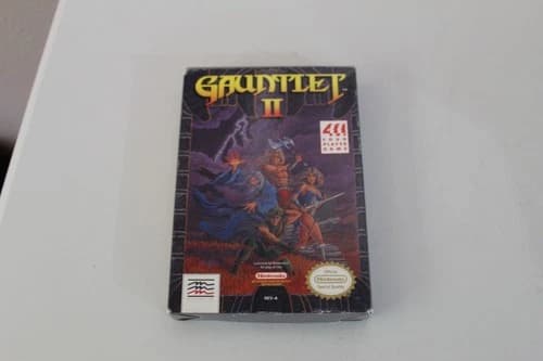 Gauntlet II NES Nintendo Complete In Box CIB w/ Manual Dust Sleeve Tested